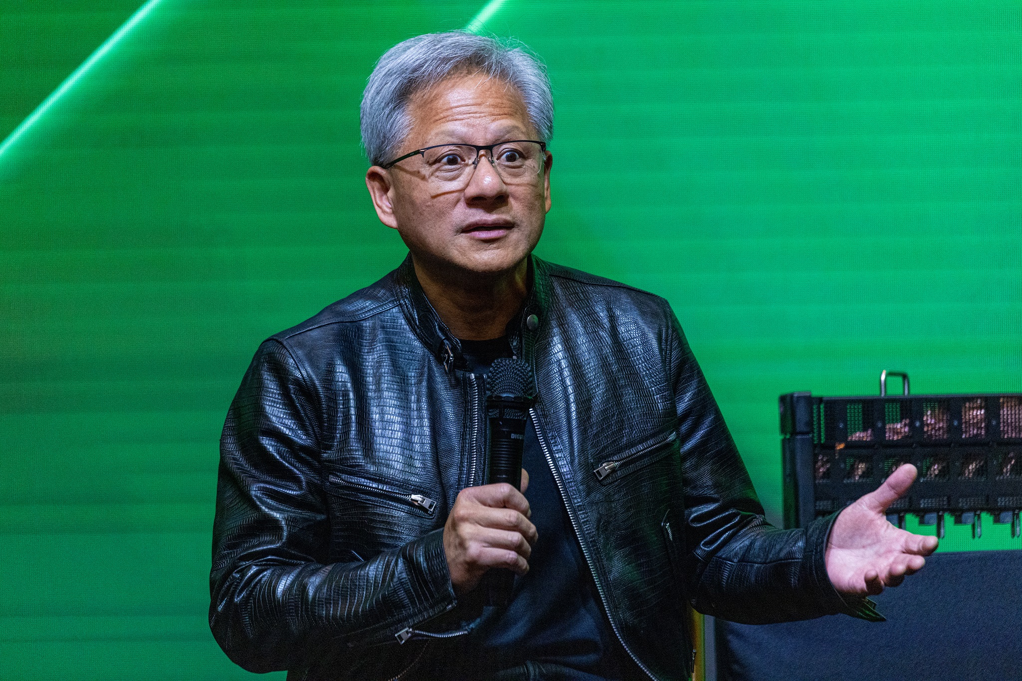 CEO da Nvidia, Jensen Huang (Bloomberg)