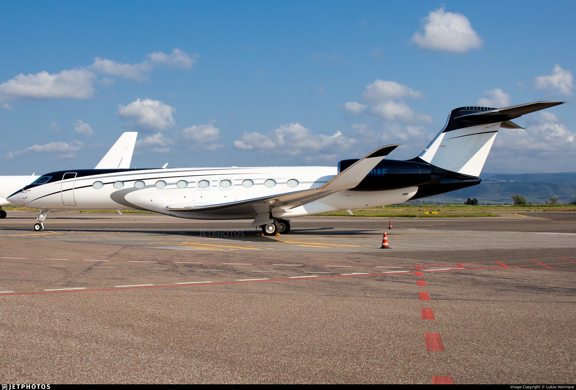 Novo jato de Jeff Bezos, um Gulfstream G700 (Foto: Reprodução/X) 