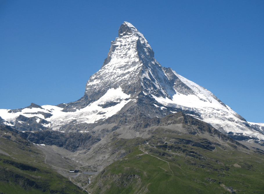 Matterhorn ou monte Cervino é talvez a montanha mais conhecida dos Alpes (Andrew Bossi/Wikimedia Commons)