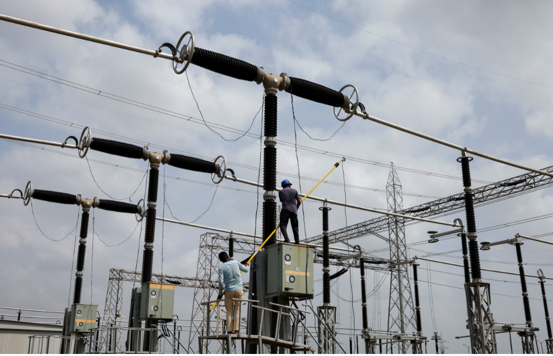 Subestação de energia 12/09/2024 REUTERS/Amit Dave

