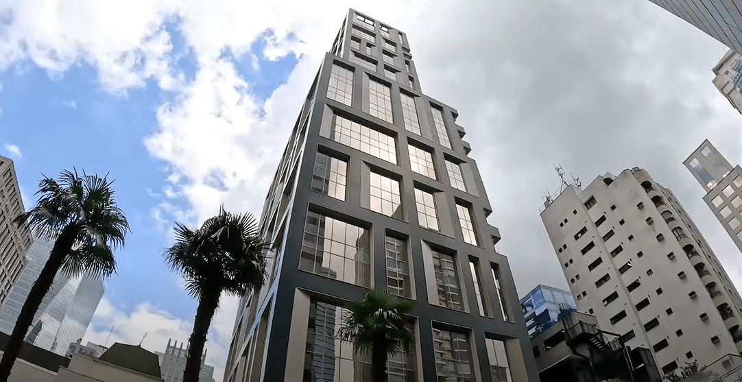 Edifício Union FL, em São Paulo (SP), que compõe o portfólio do FII PVBI11