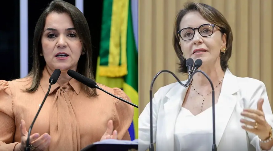 As prefeitas eleitas Adriane Lopes (Campo Grande-MS), do PP, e Emília Corrêa (Aracaju-SE), do PL (Fotos: Pedro França/Agência Senado e  Gilton Rosas/Divulgação)