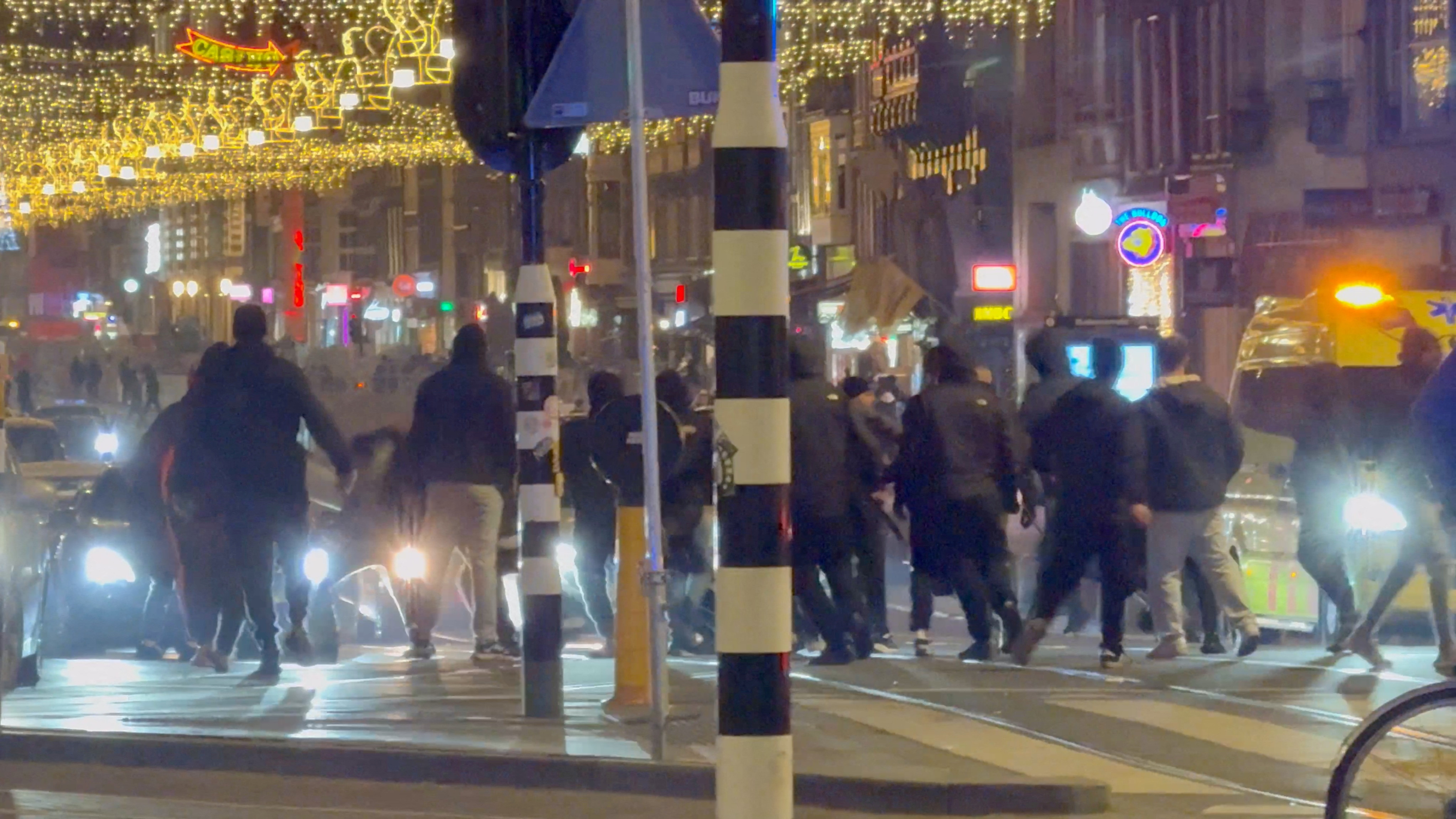 Confronto com torcedores israelenses em Amsterdã
 8/11/2024     X/iAnnet/via REUTERS