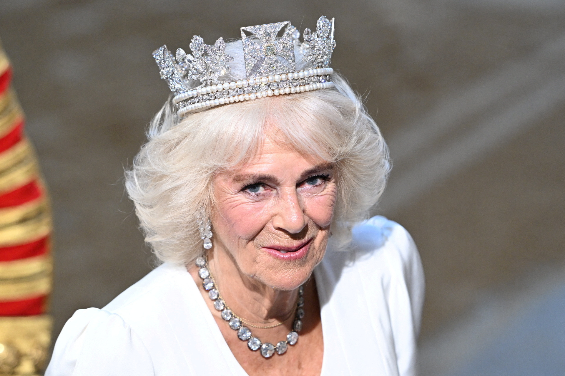 Rainha britânica Camilla participa da Abertura Estadual do Parlamento no Palácio de Westminster em Londres
17/07/2024
EDDIE MULHOLLAND/Pool via REUTERS