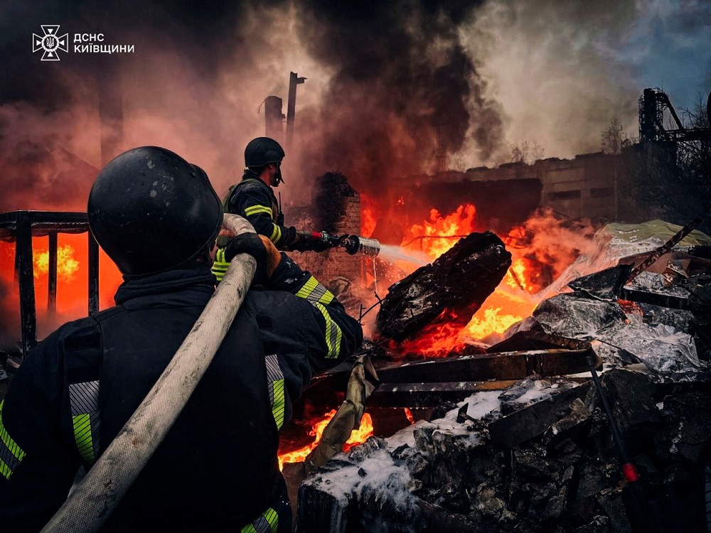 Local de ataque russo com mísseis na região de Kiev
 13/11/2024     Divulgação via REUTERS