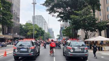 Manifestação na Avenida Paulista contra escala 6 por 1