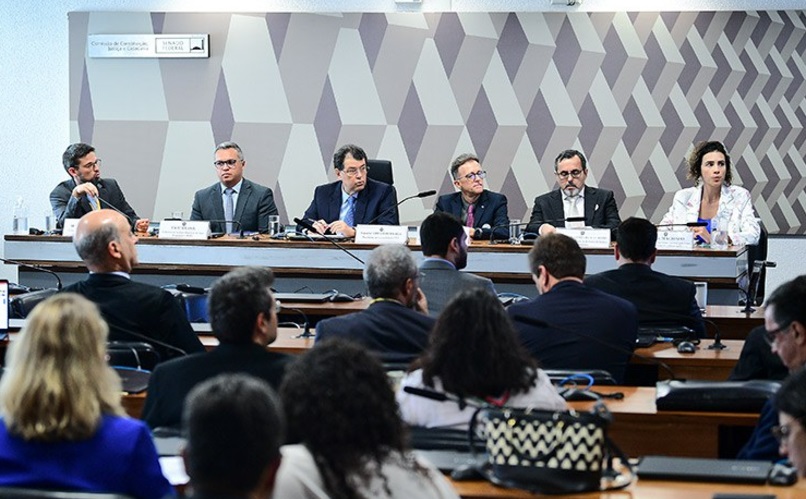 Reunião da CCJ do Senado Federal (Foto: Pedro França/Agência Senado)