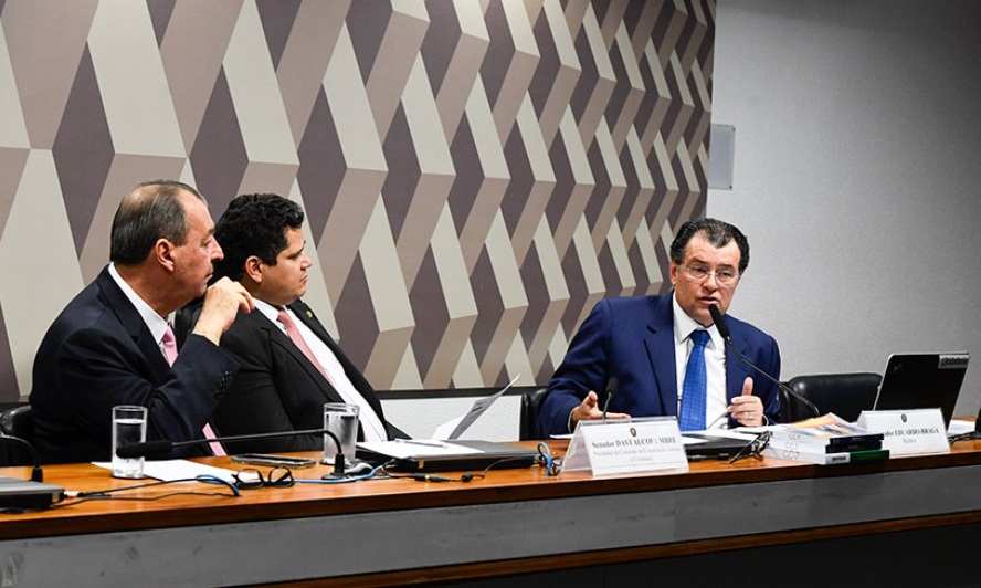 Senador Eduardo Braga (MDB-AM), relator da reforma tributária no Senado (Foto: Roque de Sá/Agência Senado)