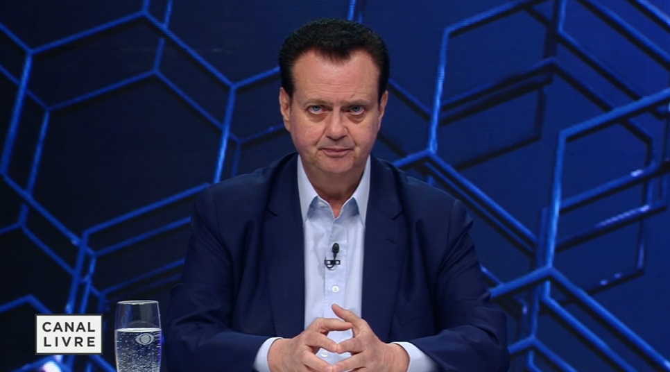 Gilberto Kassab, presidente nacional do PSD (Foto: Reprodução/TV Bandeirantes)