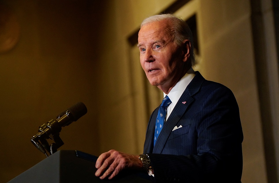 Presidente dos EUA Joe Biden em Washington (REUTERS/Elizabeth Frantz)