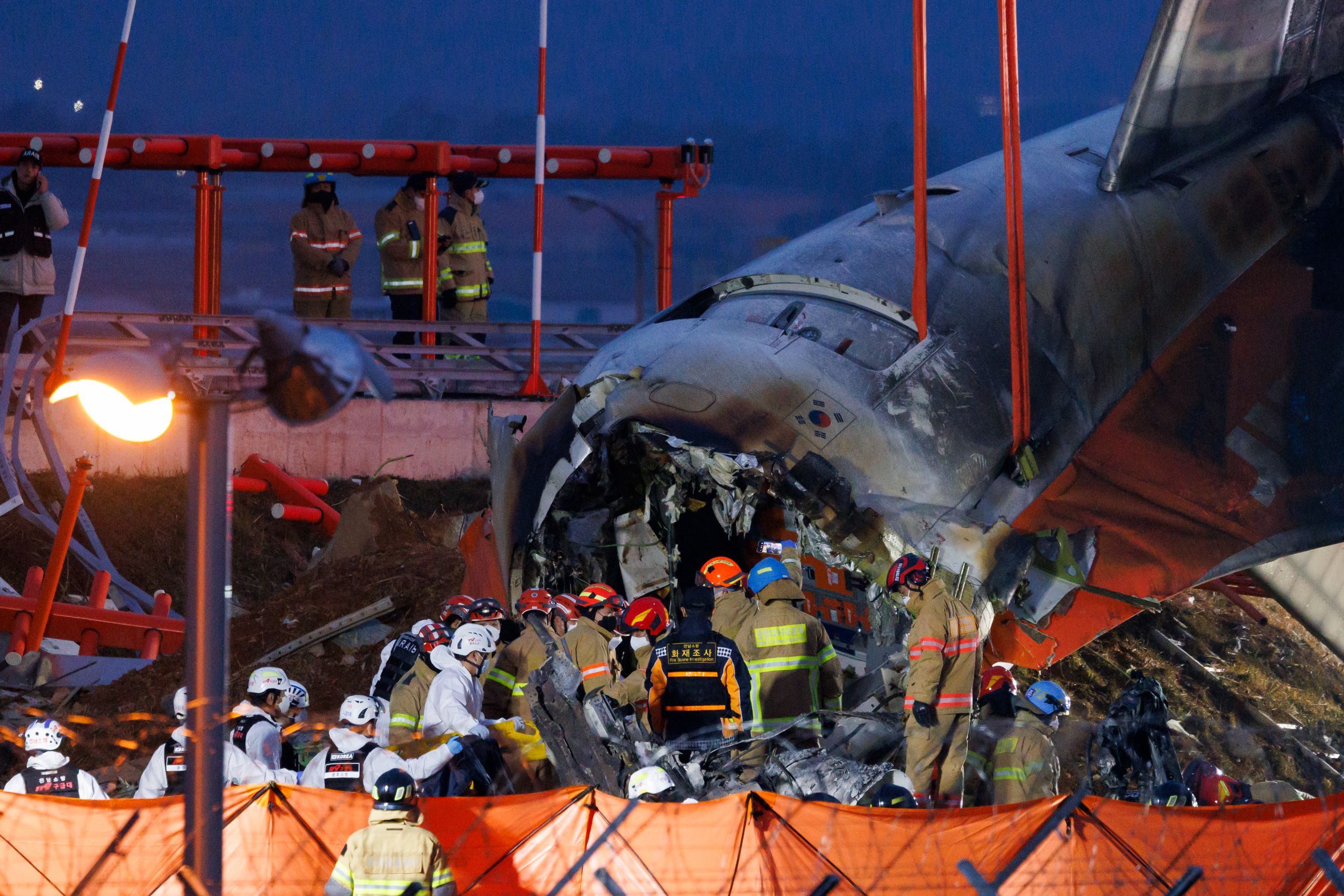 Avião explode na Coreia do Sul e deixa 179 mortos. Foto: Bloomberg