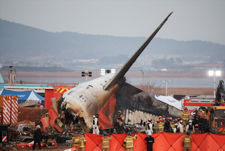 Acidente aéreo na Coreia do Sul (Foto: Reuters)