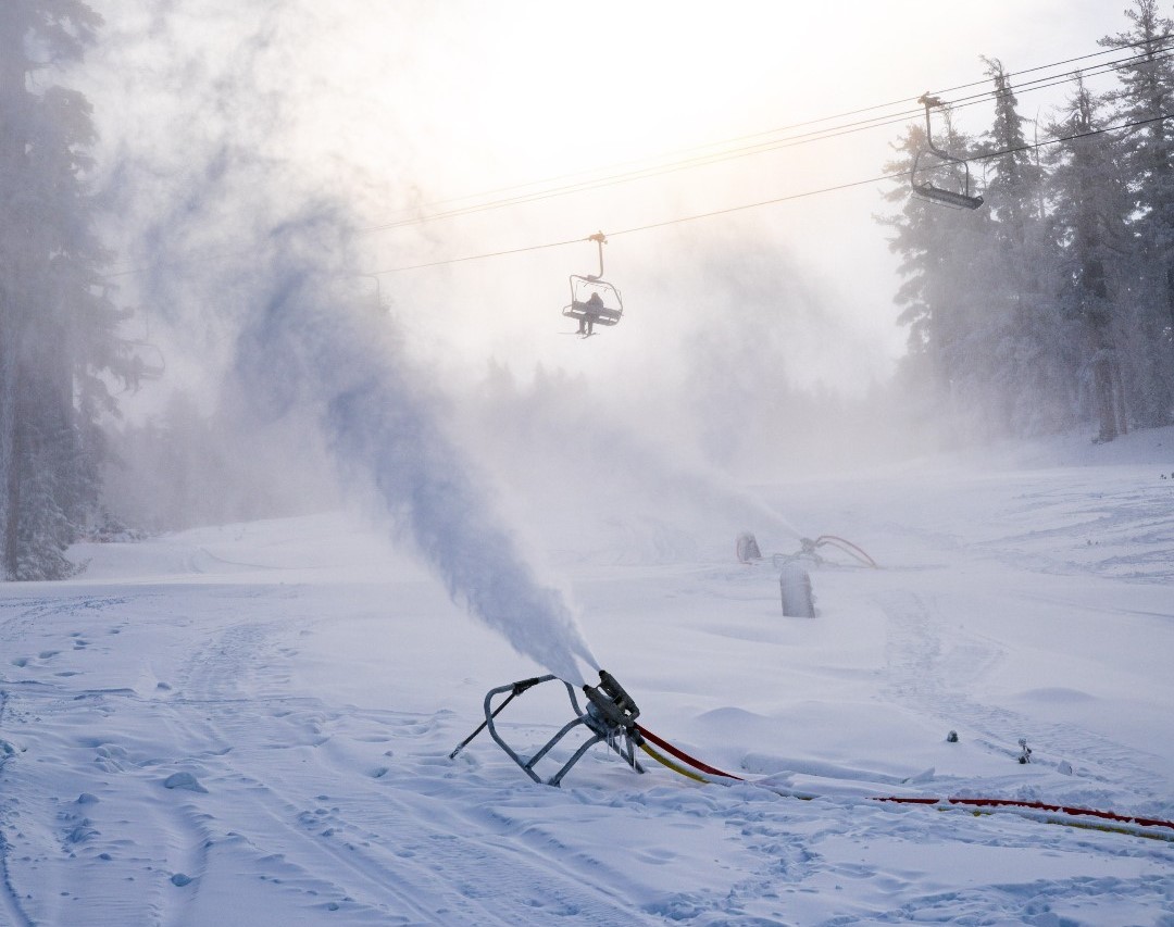 Detalhe do teleférico Comet Express, em Lake Tahoe, nos EUA (Foto: Reprodução do Instagram/@skiheavenly)