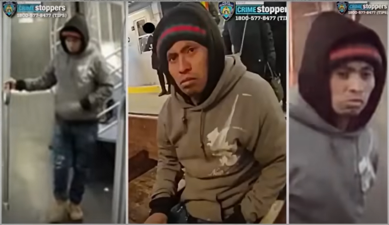 Homem ateia fogo em mulher no metrô de Nova York (Reprodução)