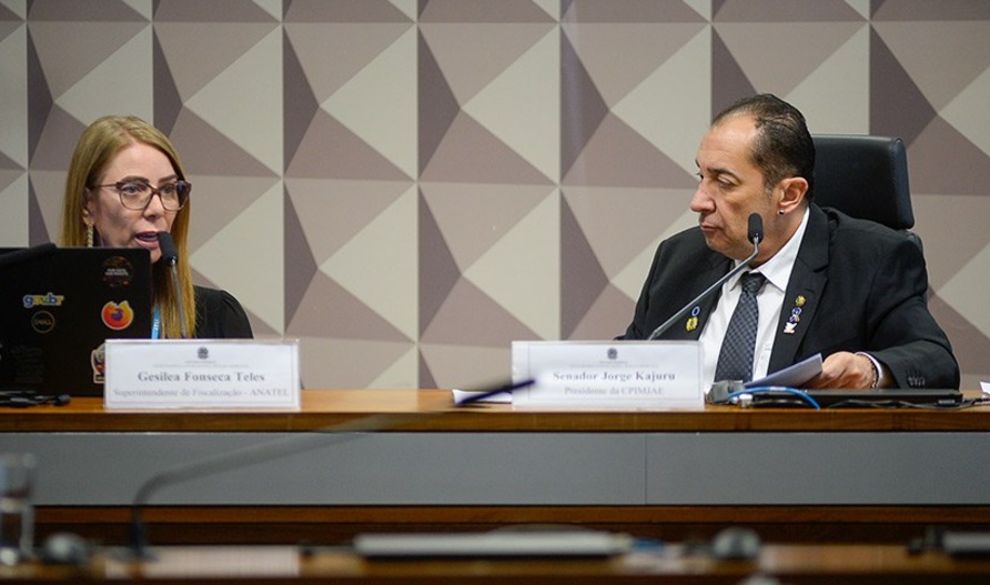 Superintendente de Fiscalização da Anatel, Gesilea Fonseca Teles, informou que agência repassa lista a operadoras (Foto: Andressa Anholete)