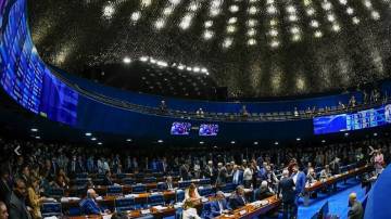 Votação no plenário do Senado Federal (Foto: Marcos Oliveira/Agência Senado)