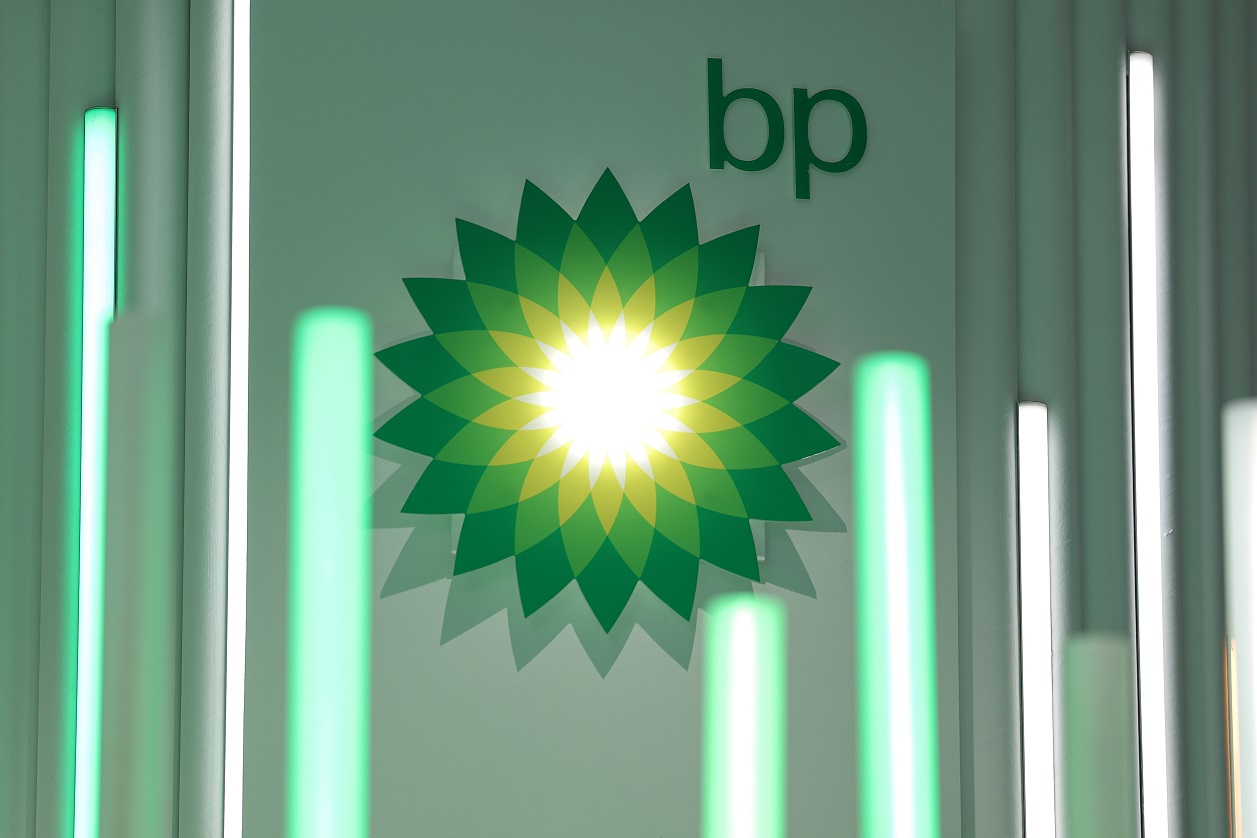 Logo da BP (Christopher Pike/Bloomberg)