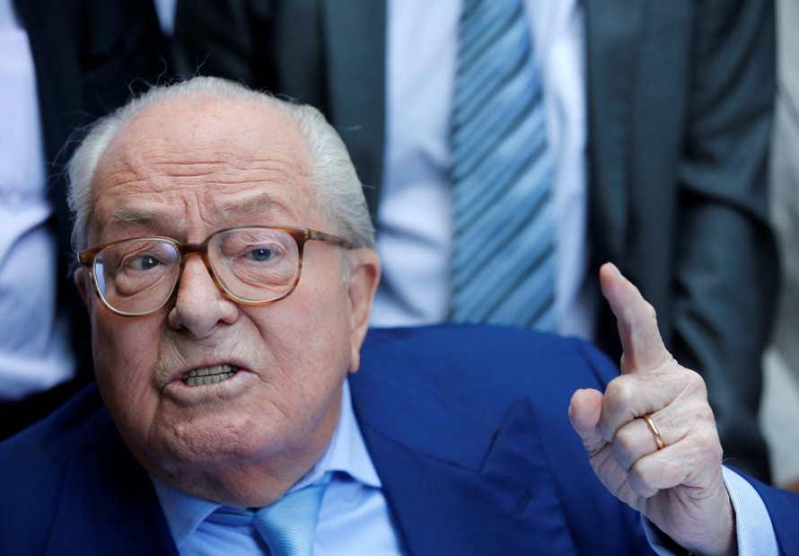 Jean-Marie Le Pen, fundador do partido francês de extrema direita Frente Nacional