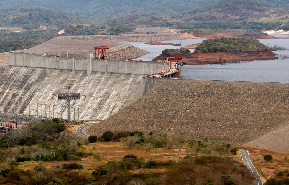 Vista da hidrelétrica de Guri, que pode exportar energia da Venezuela ao Brasil