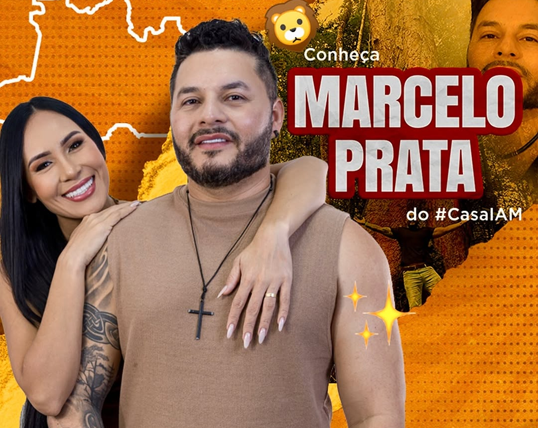 Marcelo Prata e sua esposa, Arleane Marques, ambos participantes do BBB 25. 
(Foto: Reprodução/Instagram/@marcelo_prata32))