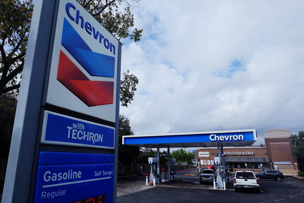 Posto de combustível da Chevron em Austin, Texas, EUA
23/10/2023 REUTERS/Brian Snyder/Arquivo