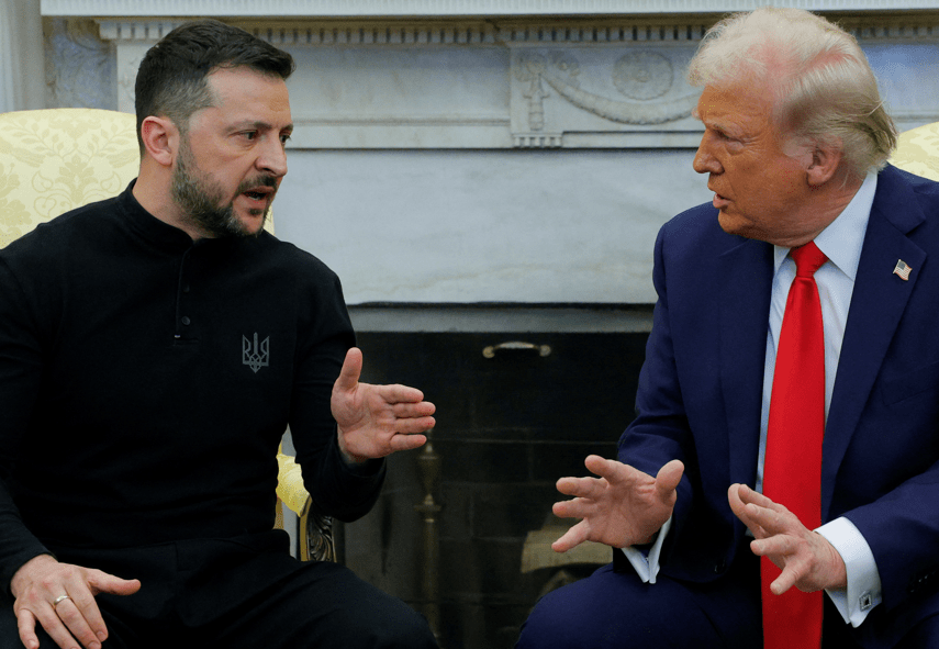 Zelenskiy e Trump se reúnem na Casa Branca