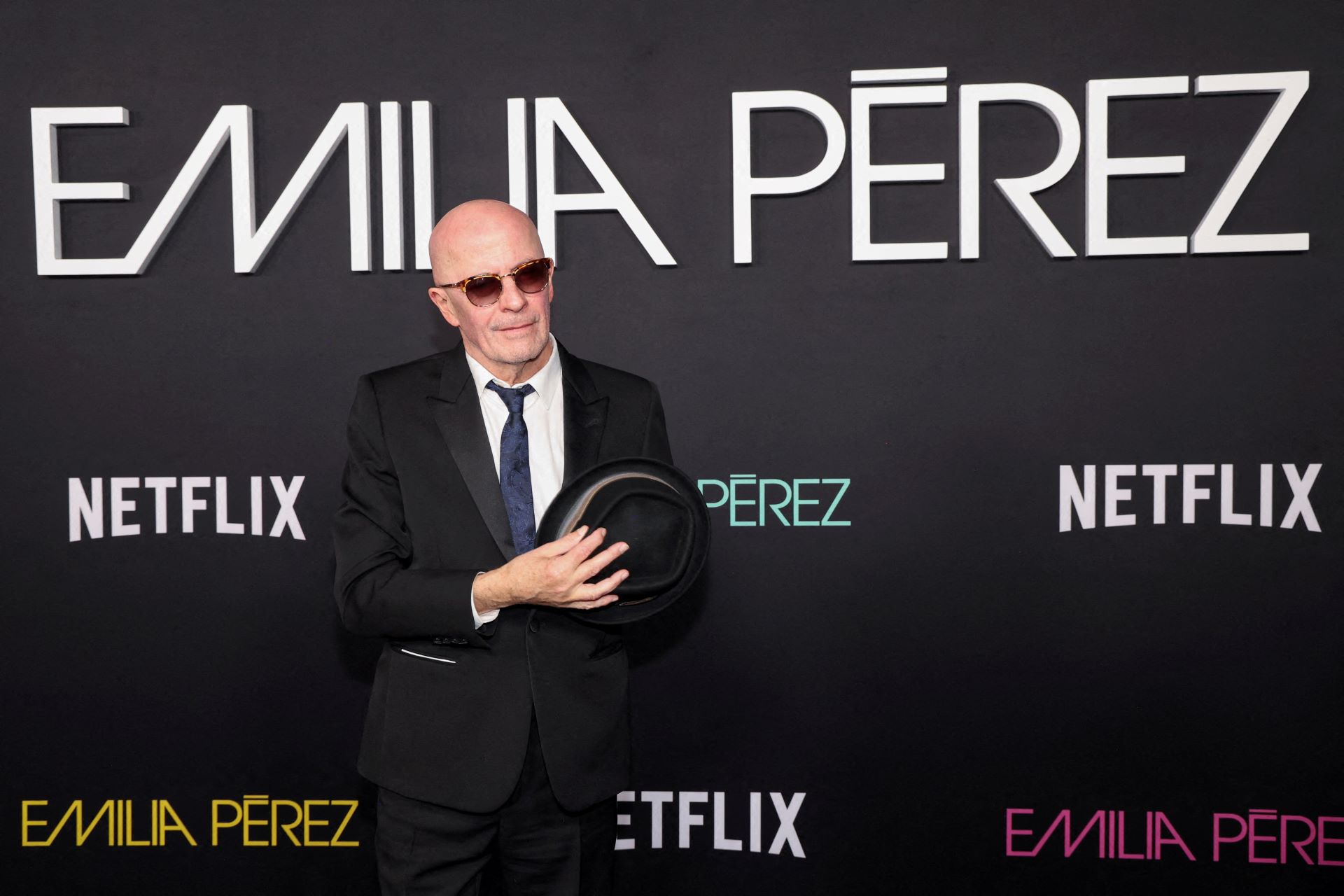 O diretor Jacques Audiard em pré-estreia do seu filme Emilia Pérez em Los Angeles, EUA - 21/10/2024 (Foto: REUTERS/Mario Anzuoni)