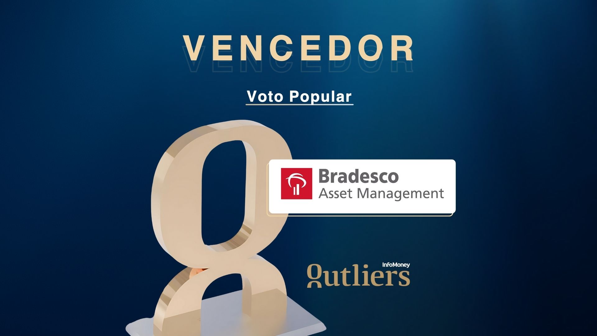 Bradesco vence categoria de Votação Popular na Premiação Outliers InfoMoney