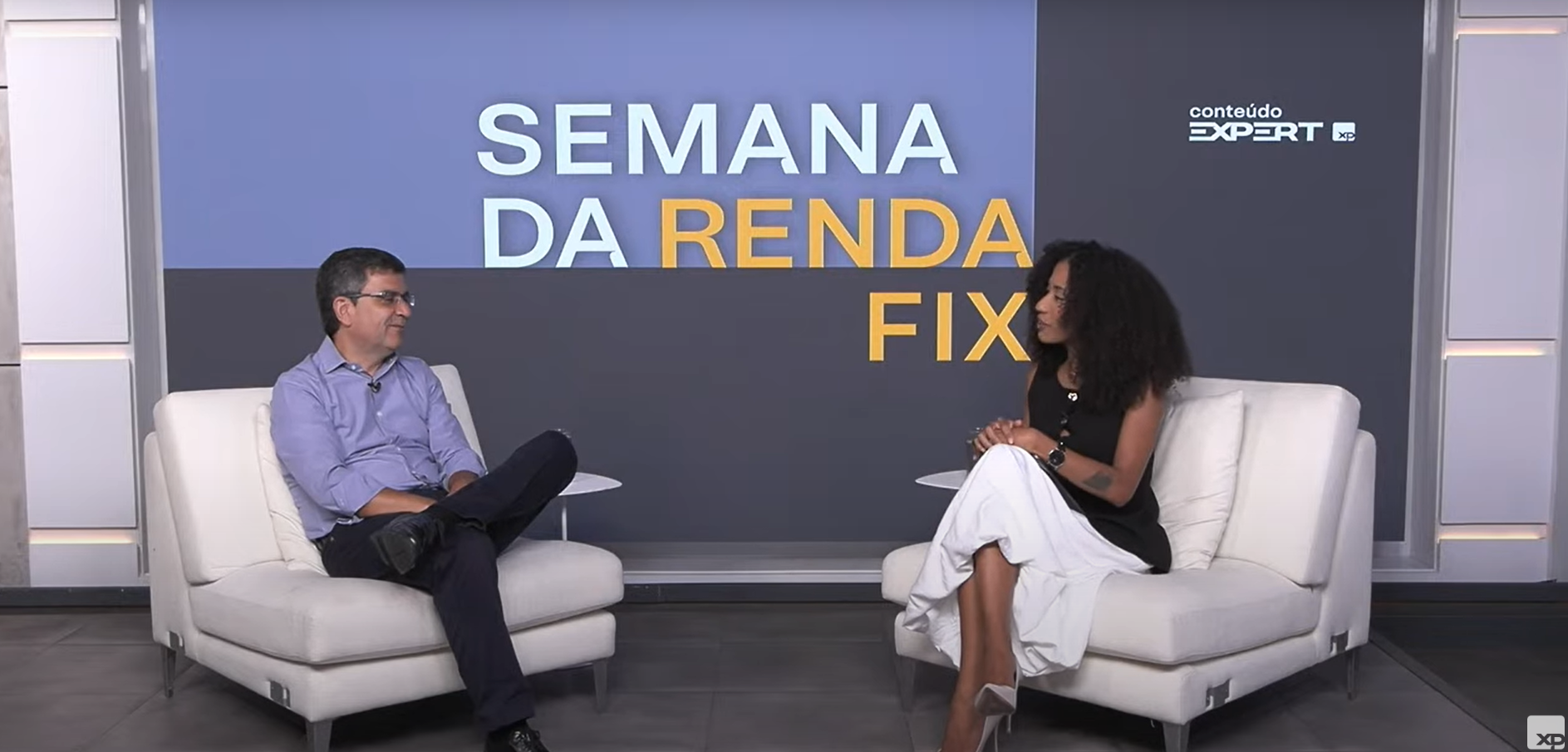 Semana Renda Fixa XP: Ricardo Binelli, sócio-diretor de investimentos da gestora Solis, e Clara Sodré, analista de fundos da XP